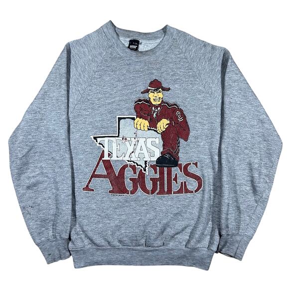 Screen Stars Other - Vintage 90s Texas A&M Aggies Football Collegiate Graphic Crewneck Sweatshirt L